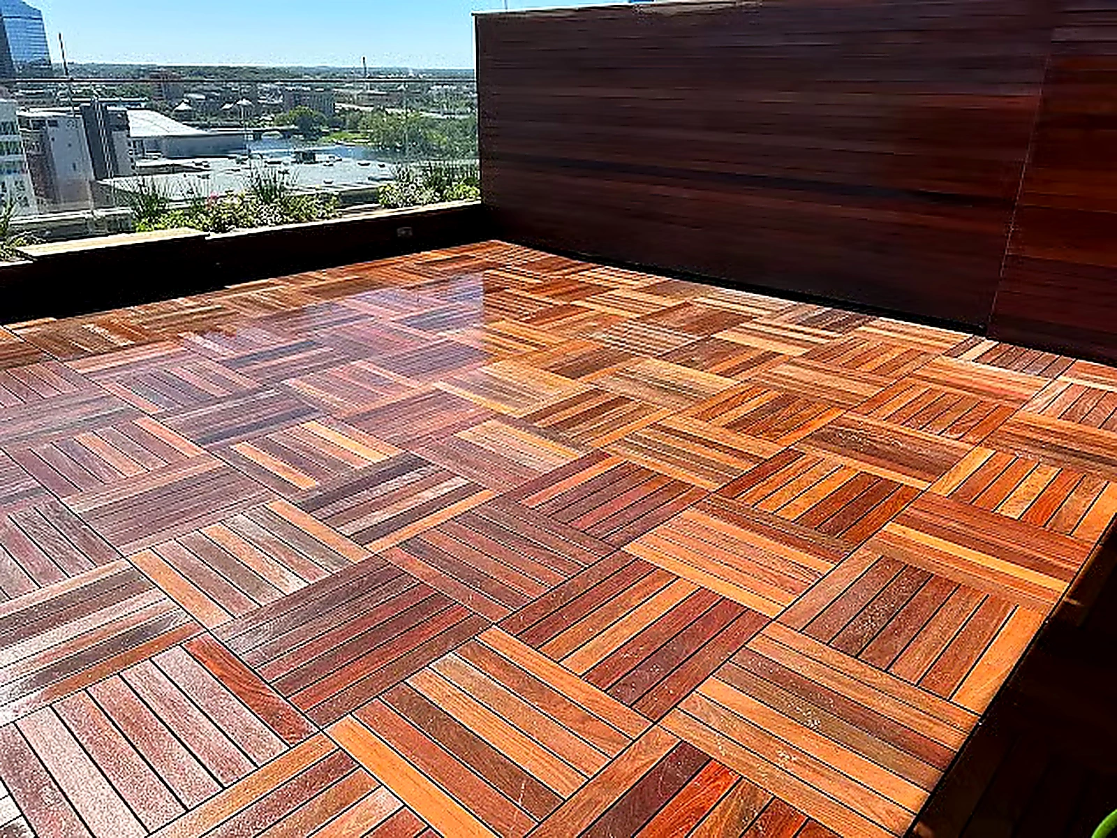 Restored deck after Chem Brite cleaning