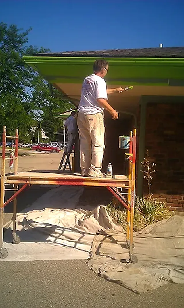Commercial pressure washing projects