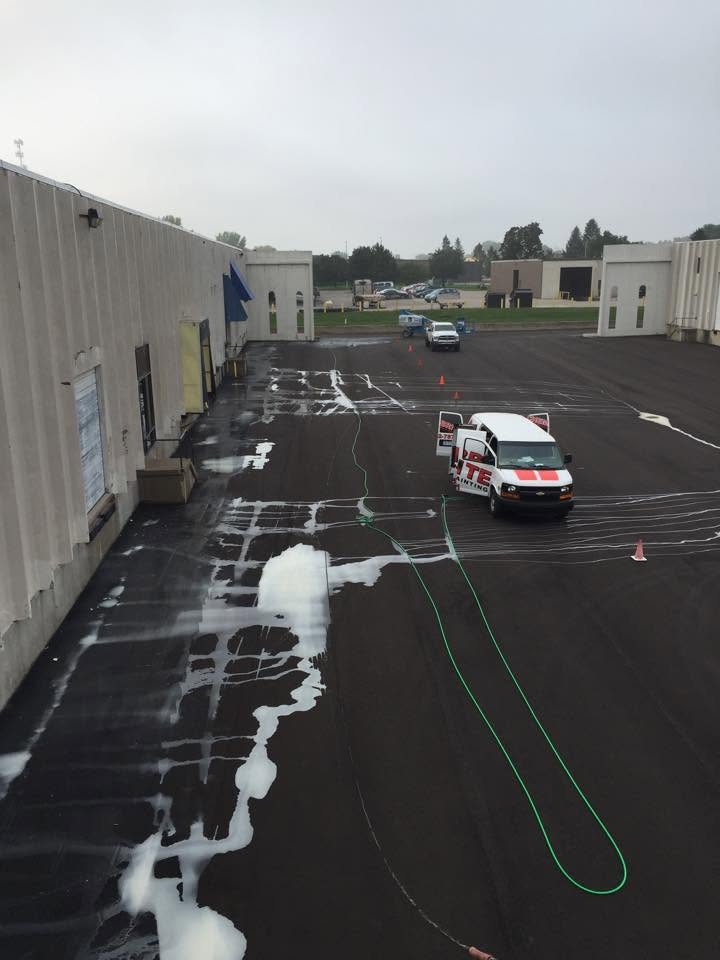 Commercial pressure washing projects